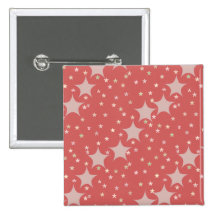 Modelo de estrella rojo silenciado pin