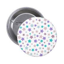 Modelo de estrella - rosado púrpura y azul en blan pin