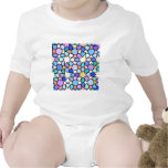 Modelo de estrellas de cristal del efecto de la ma camisetas