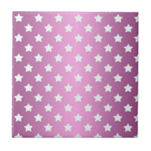 Modelo de estrellas rosado y blanco femenino azulejo ceramica