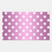 Modelo de estrellas rosado y blanco femenino etiquetas  