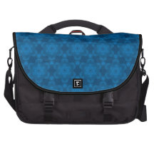 Modelo de flores azul G223 Bolsas De Portátil