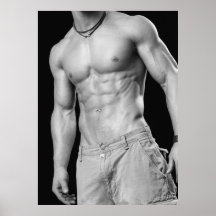 Modelo de la aptitud en poster de los pantalones c