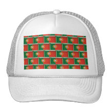 Modelo de la bandera 3D de Portugal Gorras