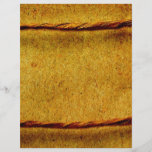 Modelo de la cuerda en el fondo de papel flyer personalizado