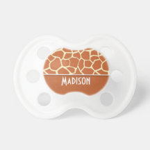 Modelo de la jirafa de Brown Chupetes Para Bebes