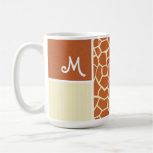 Modelo de la jirafa de Brown Taza De Café