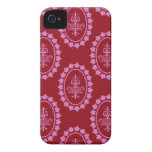 Modelo de la lámpara del papel pintado del rosa de Case-Mate iPhone 4 carcasa