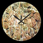 Modelo de la pared de piedra por Valxart.com reloj de pared
