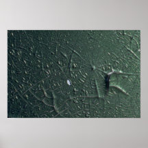 Modelo de la tela de araña de la textura agrietada poster