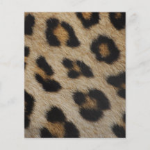 Modelo de la textura de la piel del leopardo tarjeta publicitaria