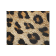 Modelo de la textura de la piel del leopardo impresiones de lienzo
