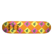Modelo de la tortuga de Argyle en el naranja Tablas De Patinar