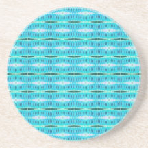 Modelo de la turquesa posavasos diseño