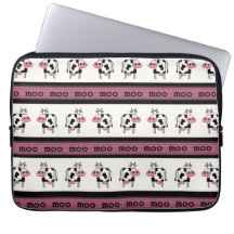 Modelo de la vaca funda portátil