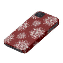Modelo de la ventisca de los copos de nieve del na iPhone 4 cobertura