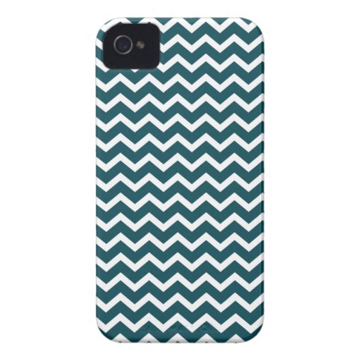 Modelo de los galones del zigzag del trullo iPhone 4 Case-Mate fundas
