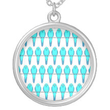 Modelo de los pájaros azules del Parakeet Collares