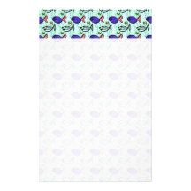 Modelo de los pescados. Pescados azules del fantas Papelería De Diseño