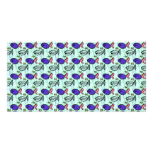 Modelo de los pescados. Pescados azules del fantas Tarjetas Fotograficas
