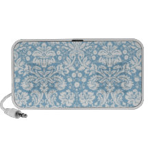 Modelo de lujo azul del damasco mini altavoces