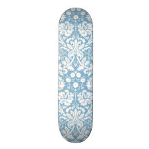 Modelo de lujo azul del damasco monopatín personalizado