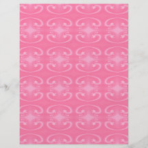 Modelo de lujo del remolino en rosa flyer personalizado