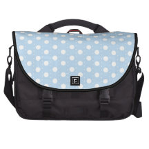 Modelo de lunar azul en colores pastel bolsas de portátil