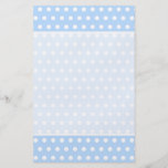 Modelo de lunar blanco y azul. Manchado Flyer Personalizado
