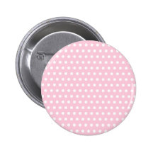 Modelo de lunar rosado y blanco. Manchado Pin