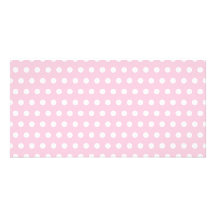 Modelo de lunar rosado y blanco. Manchado Tarjetas Fotográficas Personalizadas