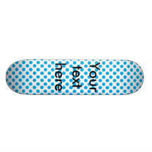 Modelo de lunares del azul de cielo tablas de patinar