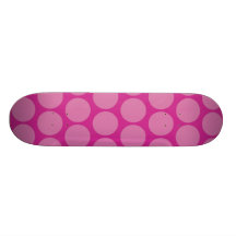 Modelo de lunares grande rosado púrpura bonito patines personalizados