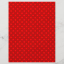 Modelo de lunares rojo flyer a todo color