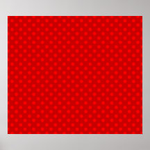 Modelo de lunares rojo posters
