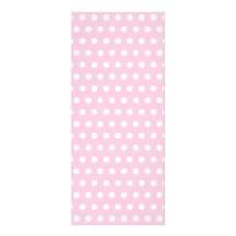 Modelo de lunares rosado y blanco invitaciones personalizada