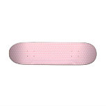 Modelo de lunares rosado y blanco monopatines personalizados