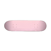 Modelo de lunares rosado y blanco monopatines personalizados
