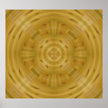 Modelo de madera abstracto geométrico poster