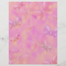 modelo de mariposas rosado bonito tarjeton