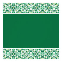 Modelo de mosaico BGF - verde invitaciones