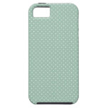 Modelo de muy buen gusto de la verde menta del pin iPhone 5 carcasas