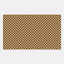 Modelo de punto del otoño de Brown oscuro y del li Rectangular Pegatinas