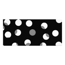 Modelo de punto gris, blanco y negro tarjetas publicitarias a todo color
