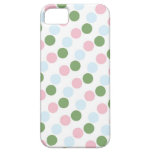 Modelo de punto lindo femenino de los lunares en c iPhone 5 Case-Mate carcasa