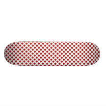 Modelo de punto rojo intrépido patin personalizado