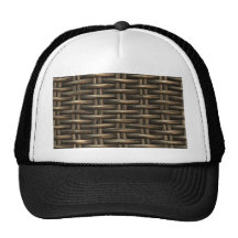 modelo de trabajo de mimbre gorra