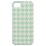 Modelo de zigzag del tweed del houndstooth de las  iPhone 5 Case-Mate protectores