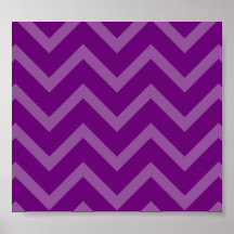 Modelo de zigzag púrpura posters