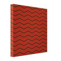 Modelo de zigzag rojo lona envuelta para galerias